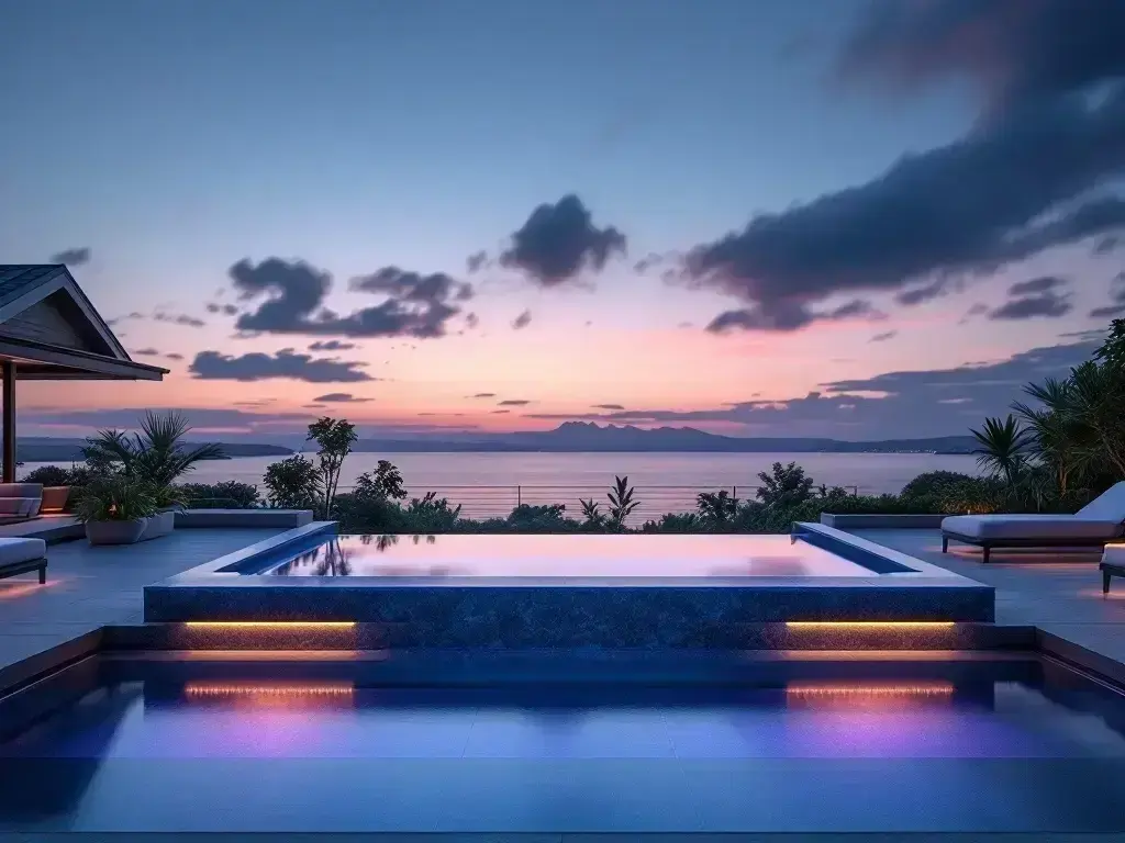 hot tub and swim spa installation for a newer home between Auburn Bay and Seton