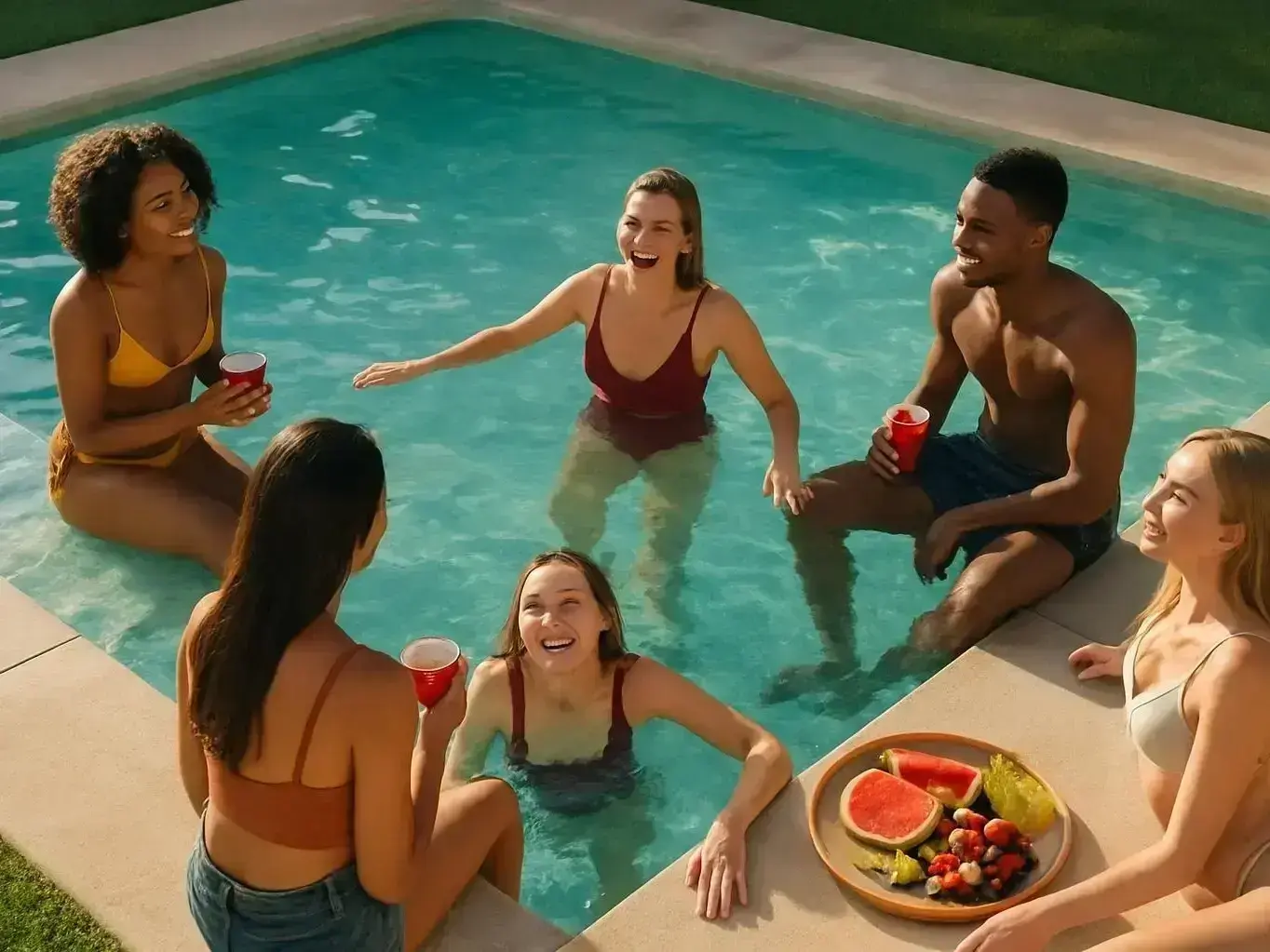 Hot tub and spa setup by Cochrane Ranche Historic Site area home in Cochrane Alberta